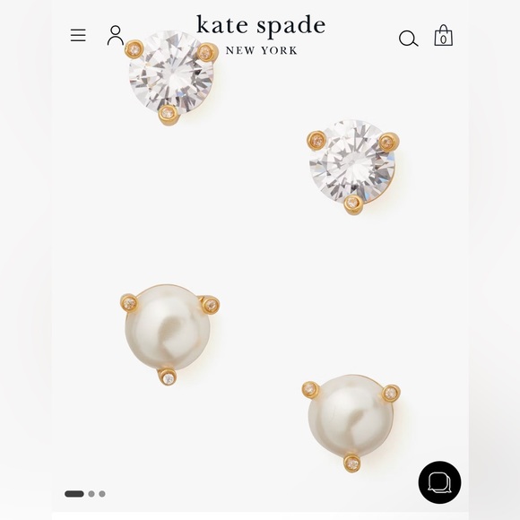 Kate Spade Rise & Shine 2 Stud Earring Set 💎 - Picture 1 of 6